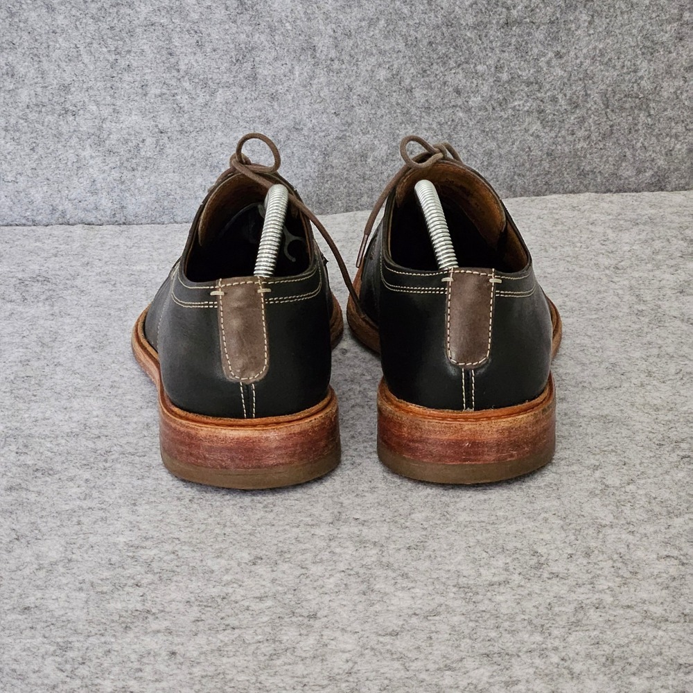 Johnston & Murphy Conard Black Leather Cap Toe Oxford Dress Shoes Mens 9.5 - Picture 4 of 10